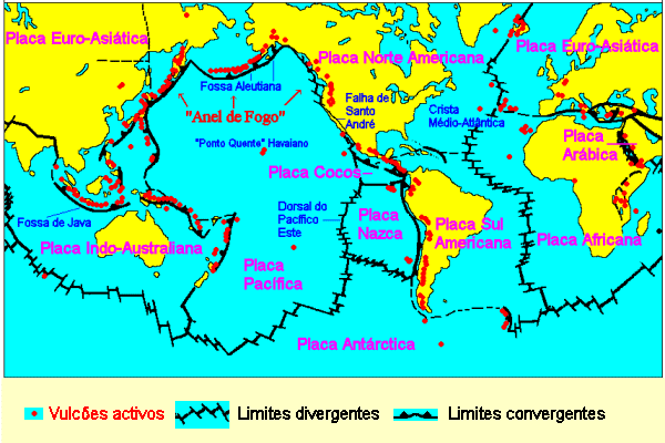 Distribucion De Los Volcanes